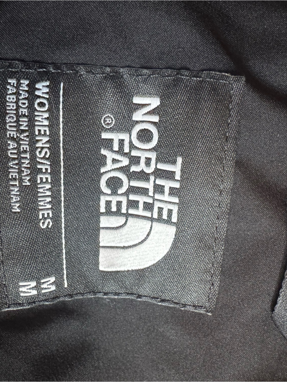 The North Face Women's Black Jacket with White Logo
